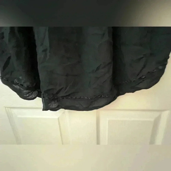 EUC Old Navy Boho Tassel-Tie Swing Top, Size 2X (20/22), Deep Black - Picture 6 of 11